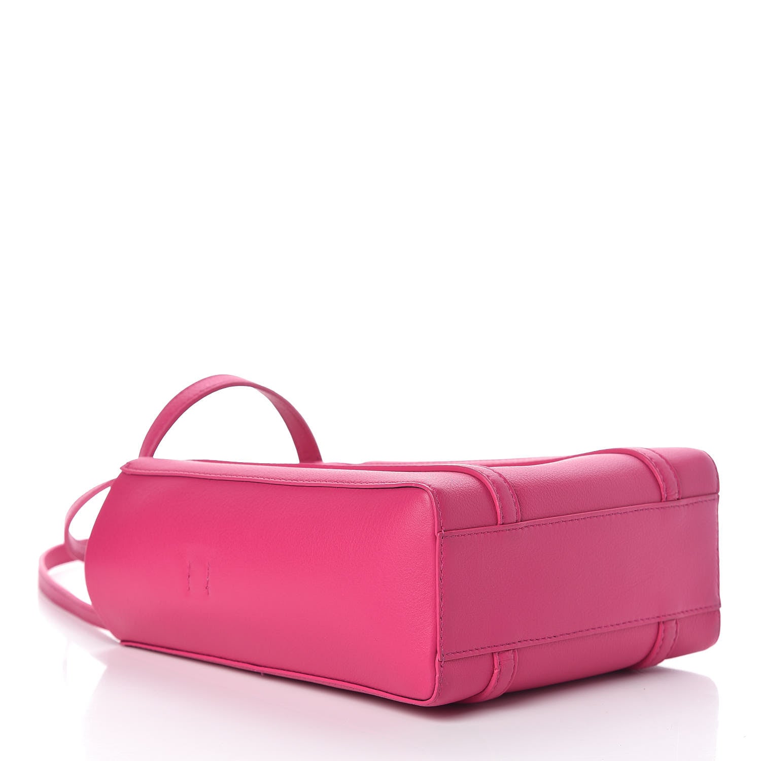 Balenciaga Calfskin XXS Everyday Tote Rose Magenta Black 4 of 9