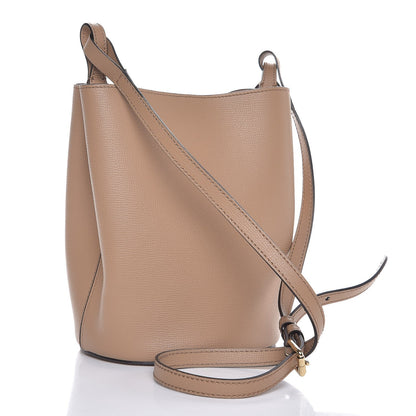 Burberry Calfskin Small Lorne Bucket Crossbody Natural 3 of 6