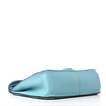Hermes Taurillon Clemence Halzan 31 Bleu Atoll 6 of 10
