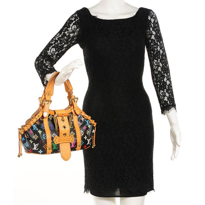 Louis Vuitton Monogram Multicolor Theda GM Black 2 of 7