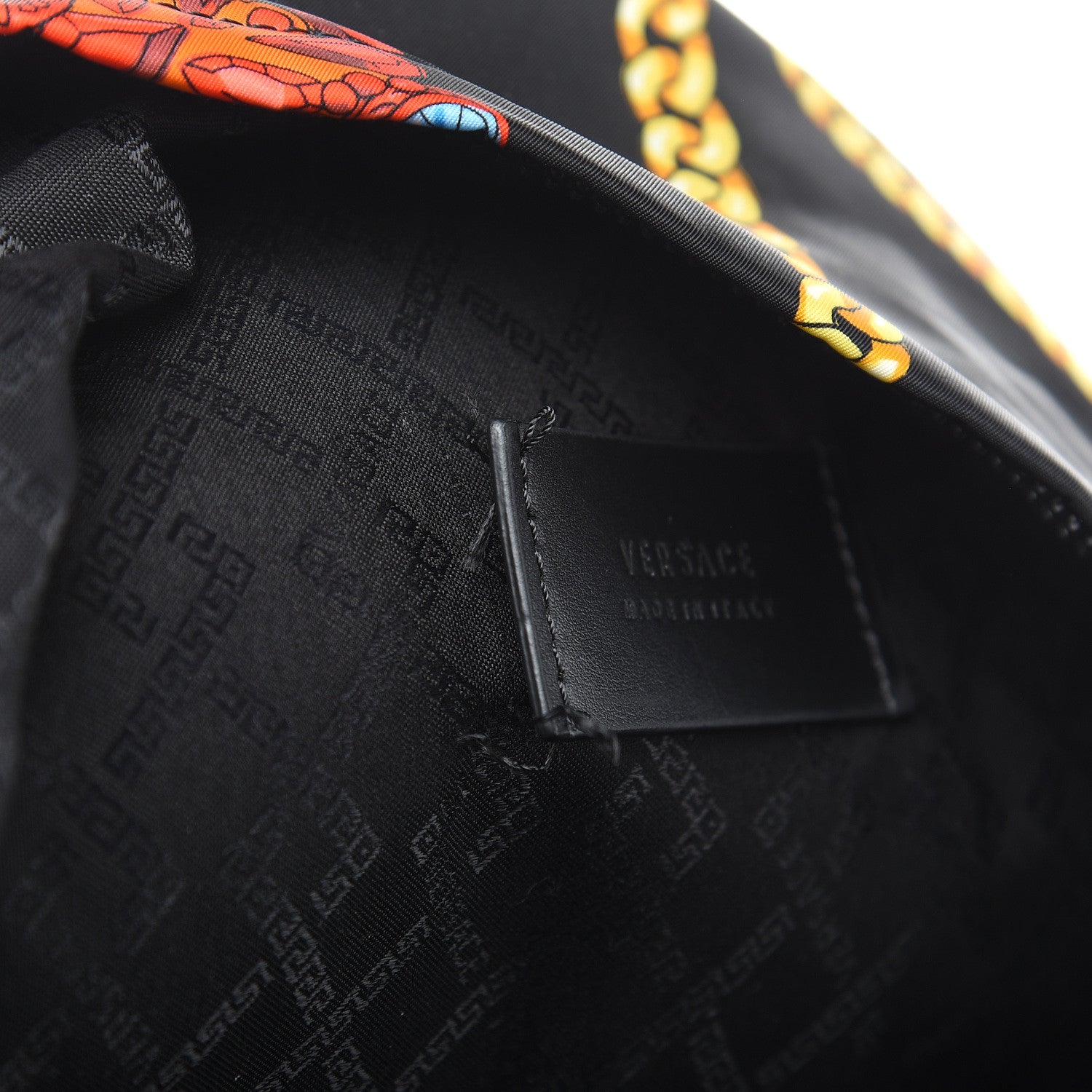 Versace Nylon Marsupio St Catene Medusa Backpack Black Multicolor 8 of 11