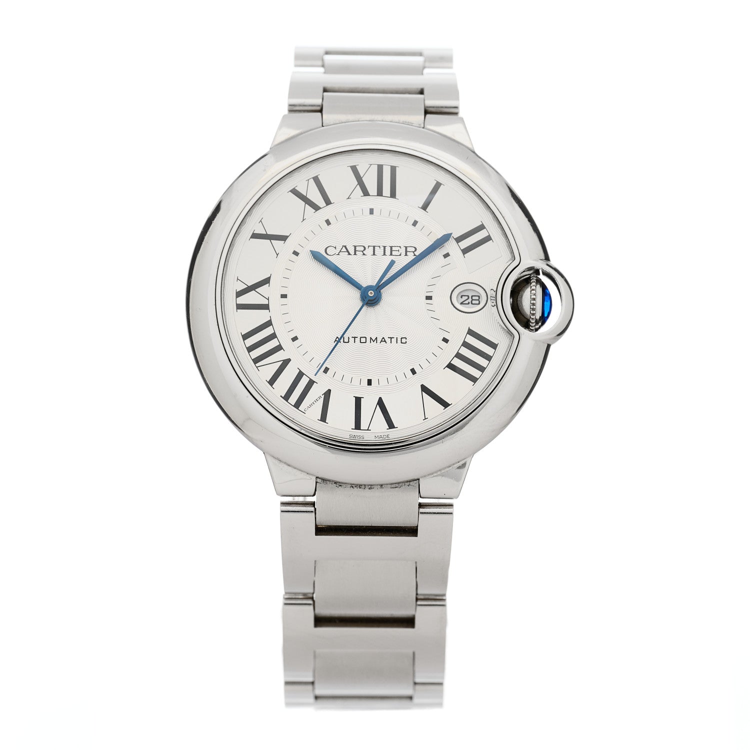 Cartier Stainless Steel 42mm Ballon Bleu De Cartier Automatic Watch 1 of 4