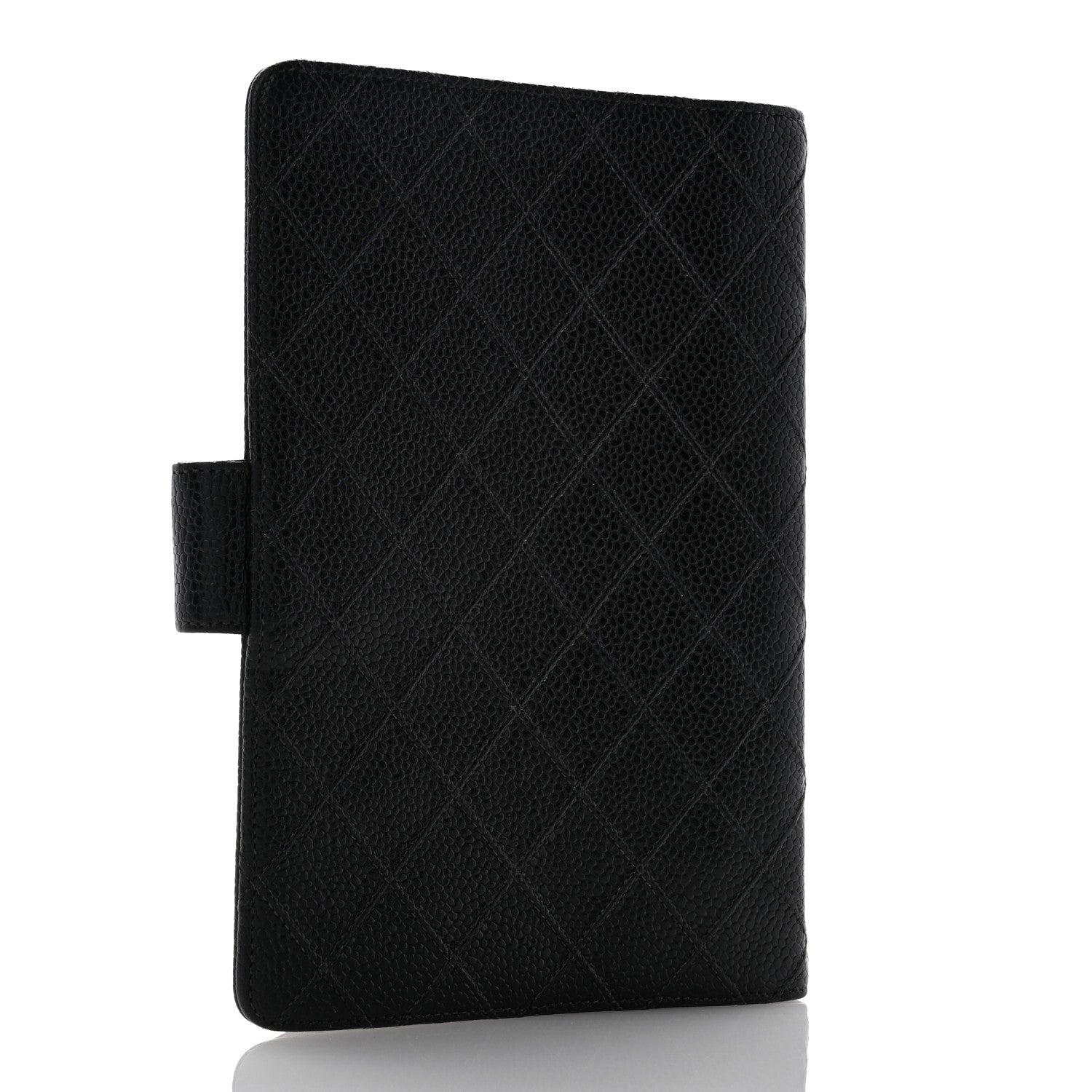 Chanel Caviar Quilted CC Ring Agenda Planner Black 3 of 10