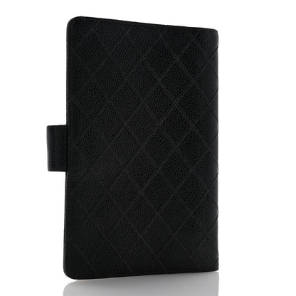 Chanel Caviar Quilted CC Ring Agenda Planner Black 3 of 10