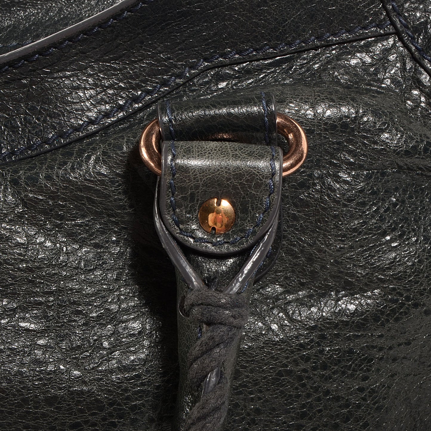 Agneau Giant 12 Rose Gold Hardware City Anthracite