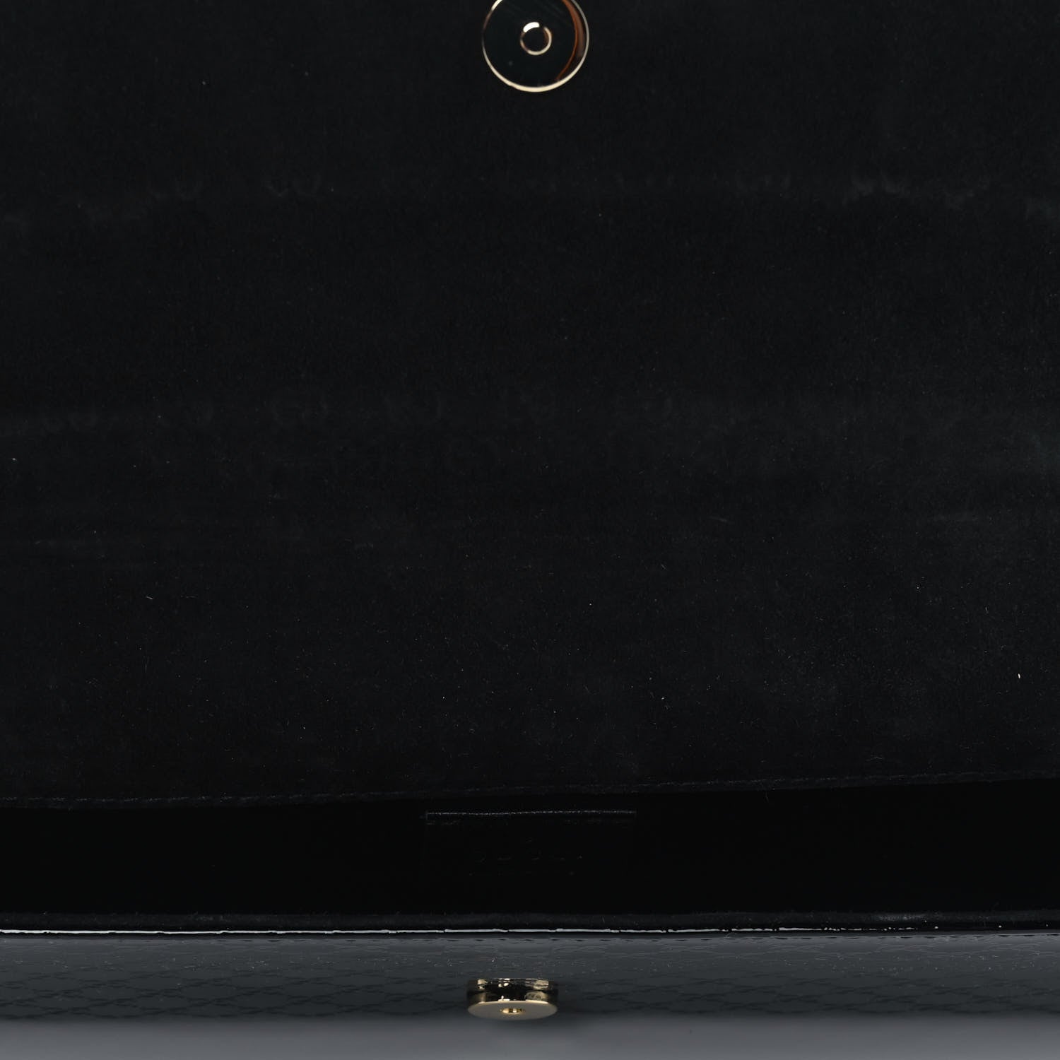 Gucci Patent Microguccissima Small Broadway Clutch Black 4 of 4