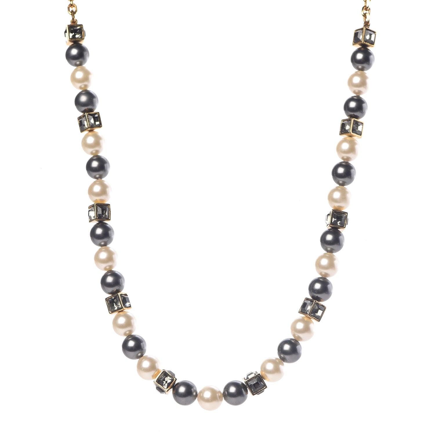 Louis Vuitton Pearl Crystal Cry Me A River Short Necklace 1 of 5