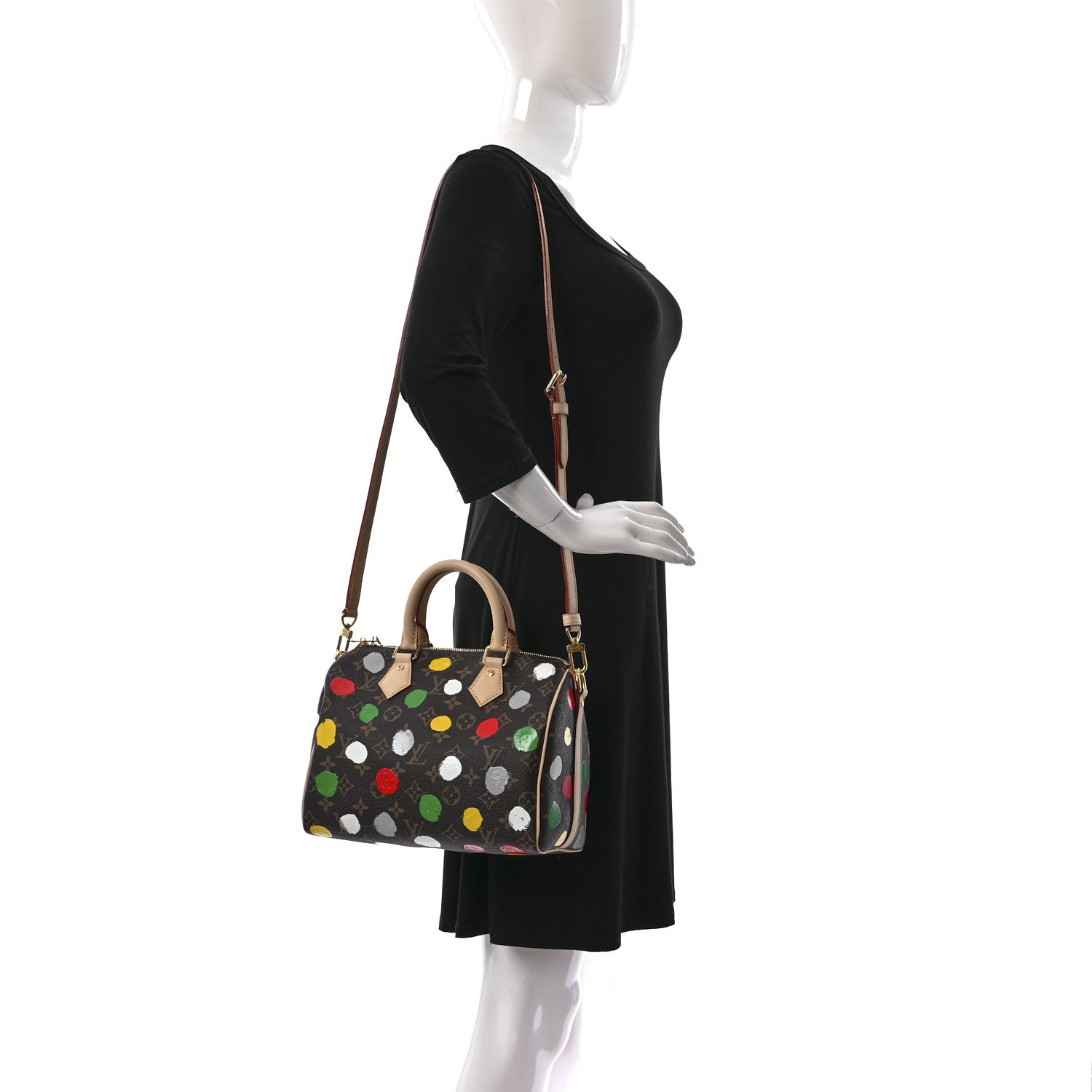 Louis Vuitton X Kusama Dots Speedy Bandouliere 25 2 of 8