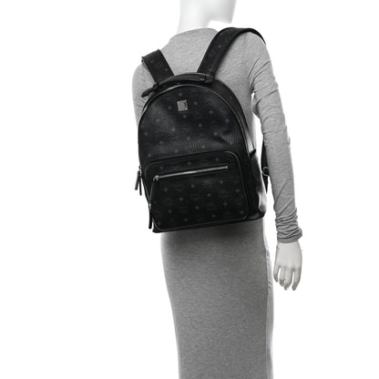 MCM Visetos Medium Stark Backpack Black 2 of 12
