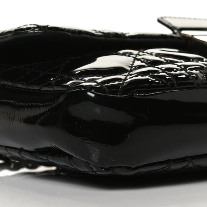 Christian Dior Patent Cannage New Lock Pouch Black 7 of 10