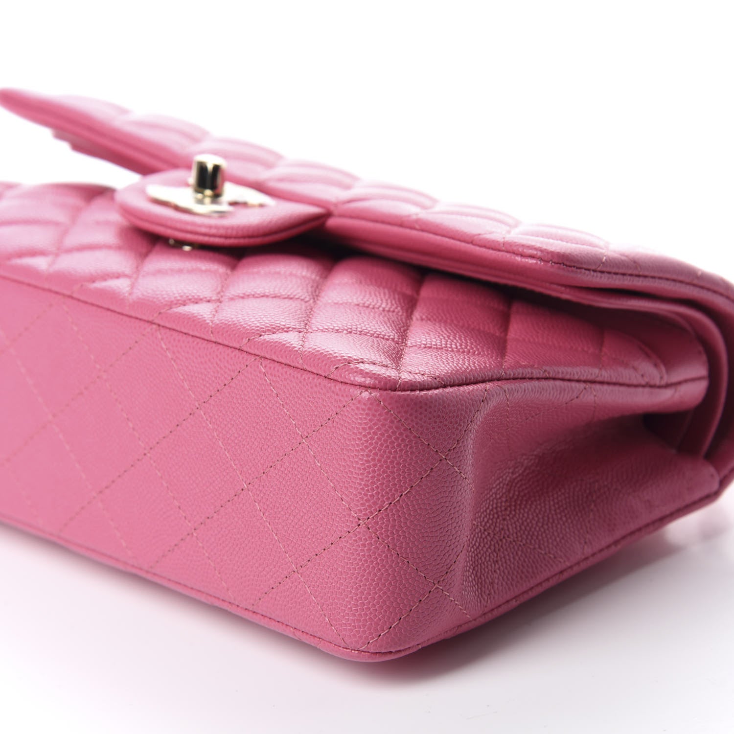 Chanel Caviar Quilted Small Double Flap Pink 7 of 11