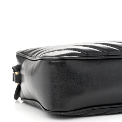 Saint Laurent Calfskin Matelasse Monogram Lou Camera Bag Black 9 of 15