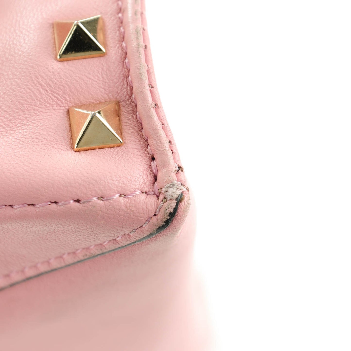 Nappa Medium Rockstud Soft Tote Pop Gardenia