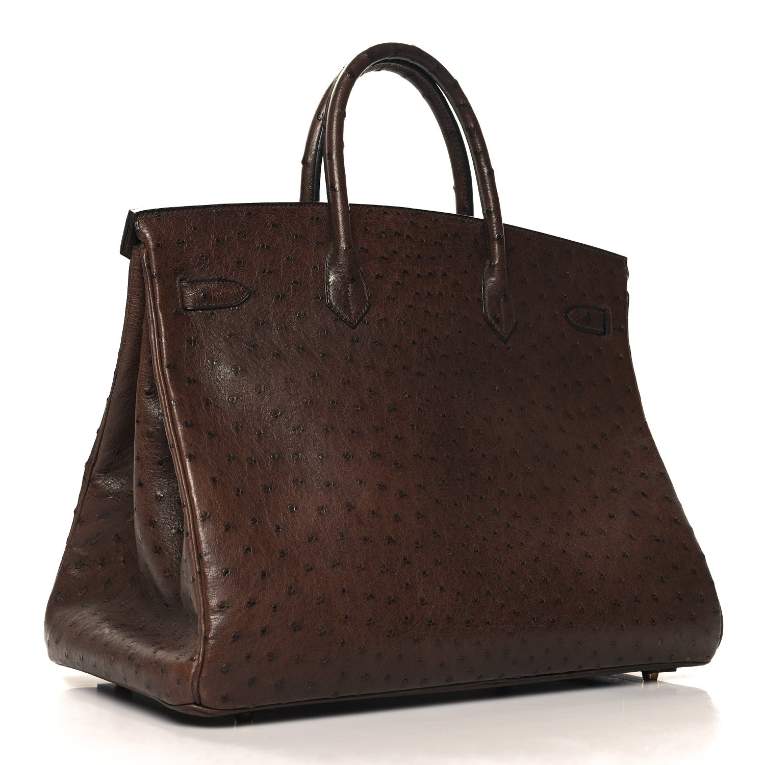 Hermes Ostrich Birkin 40 Noisette 2 of 14