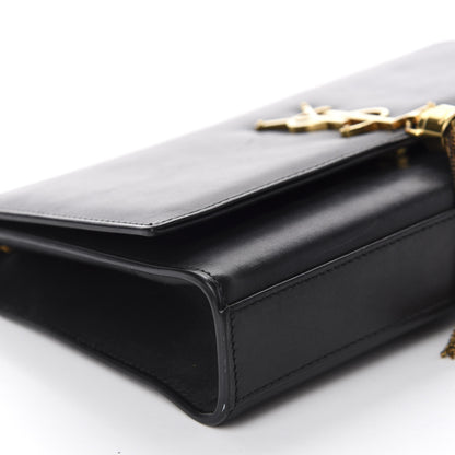 Saint Laurent Smooth Calfskin Medium Classic Monogram Kate Tassel Satchel Black 6 of 11