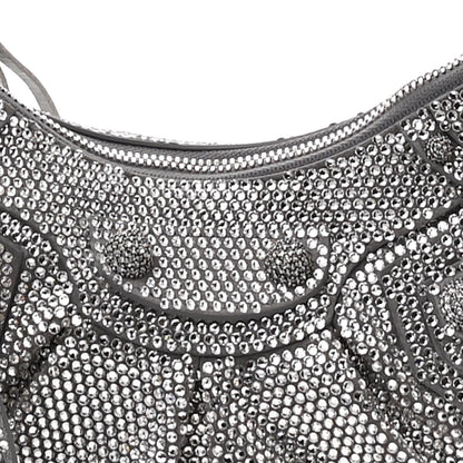 Balenciaga Rhinestone Encrusted Le Cagole Shoulder Bag XS Silver 7 of 12