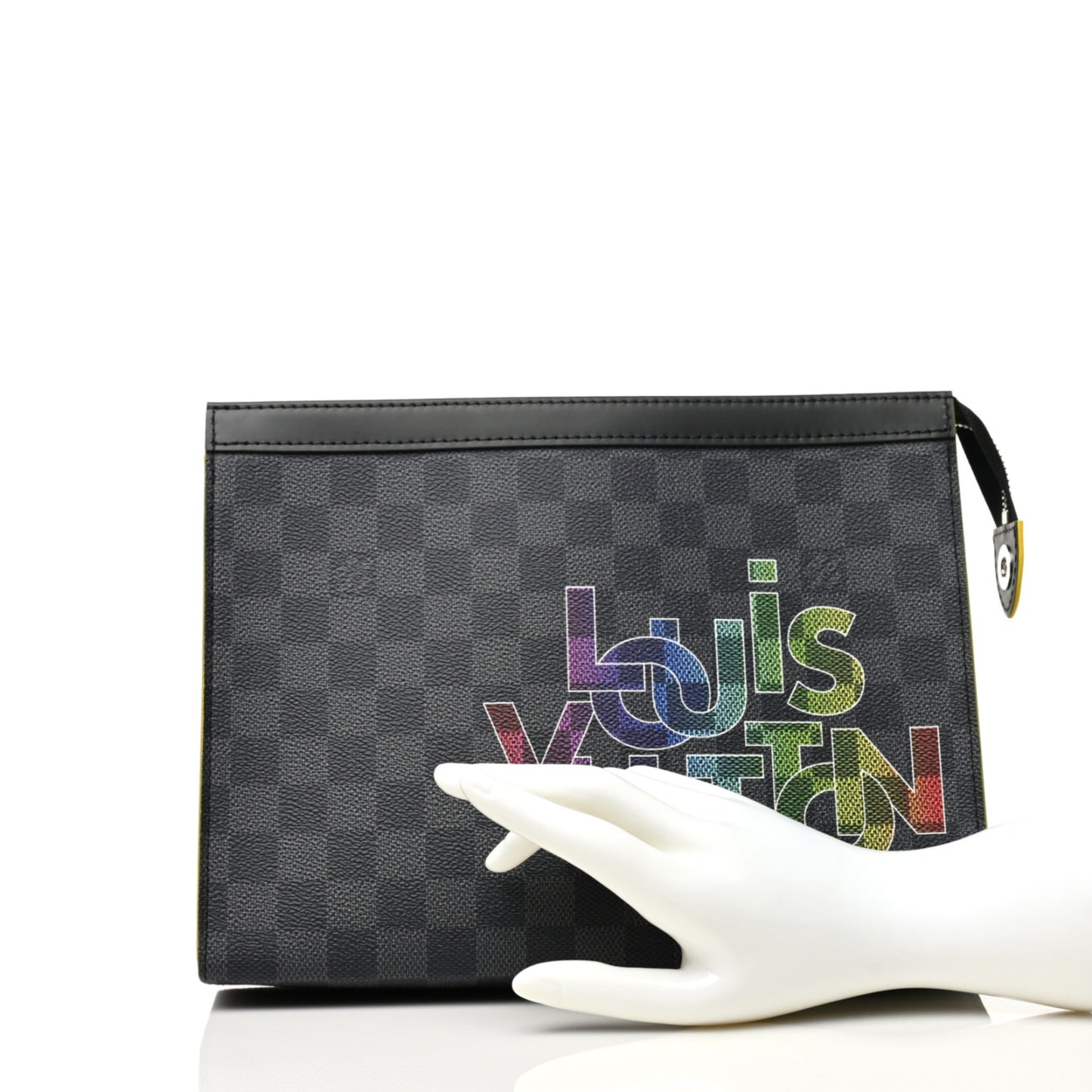 Damier Graphite Pochette Voyage MM Yellow