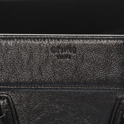 Celine Shiny Goatskin Medium Phantom Luggage Black 7 of 7