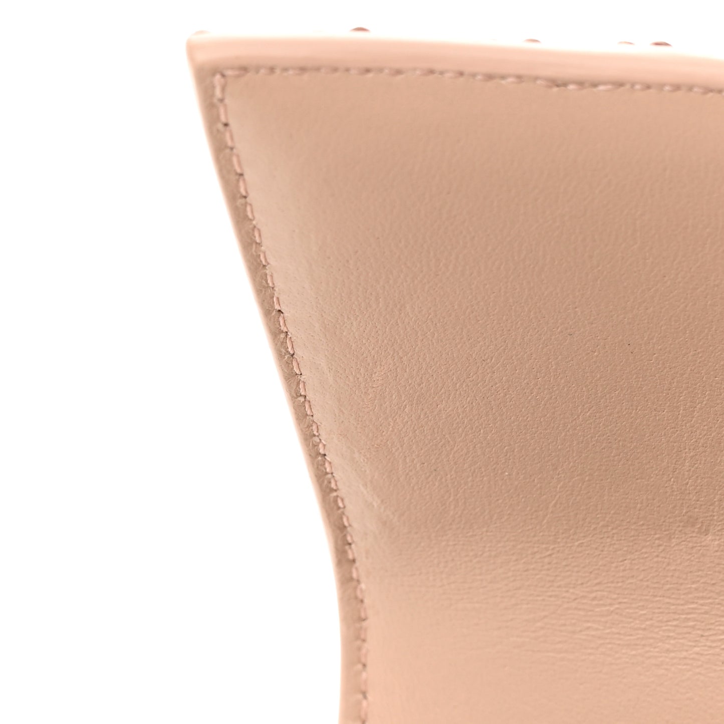 Strass Suede Hourglass Top Handle Bag XS Rose Gold