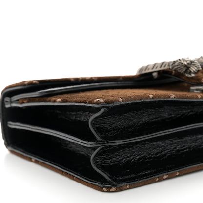 Gucci Velvet Skipper GG Monogram Small Dionysus Shoulder Bag Brown Black 10 of 11