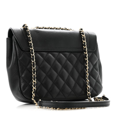 Chanel Calfskin Caviar Quilted Small Flap Black 3 of 12