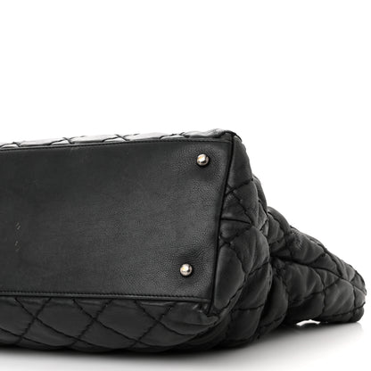 Chanel Calfskin Ultimate Stitch Shopping Tote Black 11 of 13
