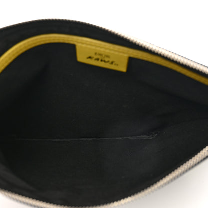 Christian Dior x KAWS Calfskin Bee Pouch Black Yellow 5 of 7