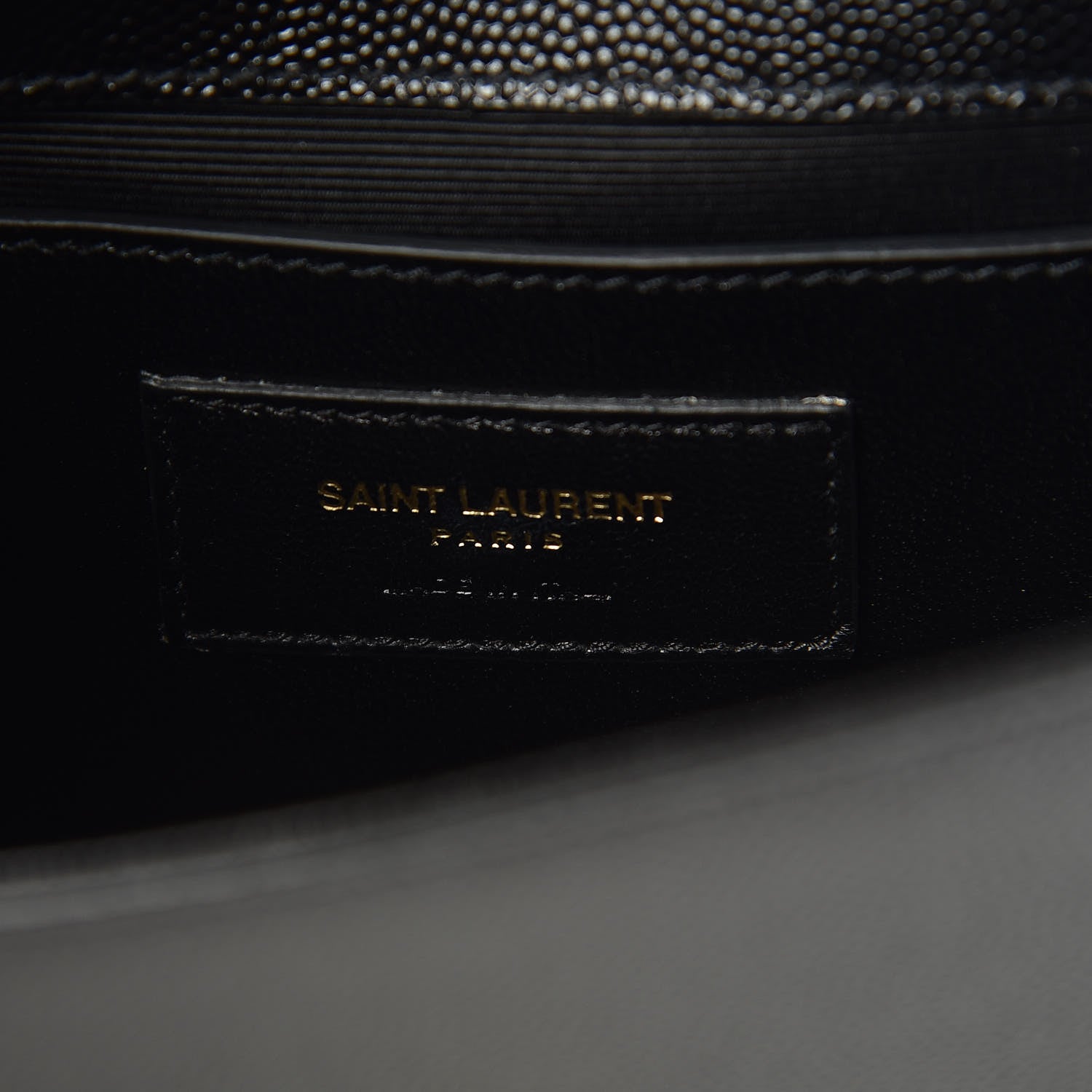 Saint Laurent Grain De Poudre Small Monogram Kate Satchel Black 6 of 8