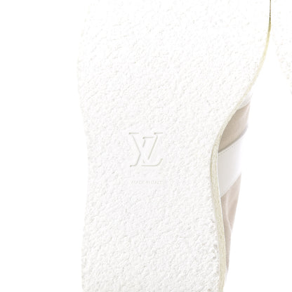 Louis Vuitton Calfskin Suede Mens Creeper Ankle Boots 9 White 9 of 9