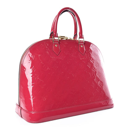 Louis Vuitton Vernis Alma GM Rose Indien 3 of 15