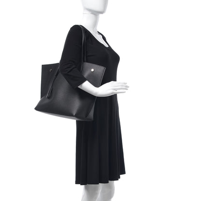 Louis Vuitton Calfskin Lockme Go Tote Black 2 of 11