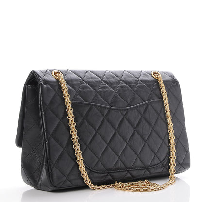 Chanel Aged Calfskin Quilted 2.55 Reissue 227 Flap Black 4 of 8