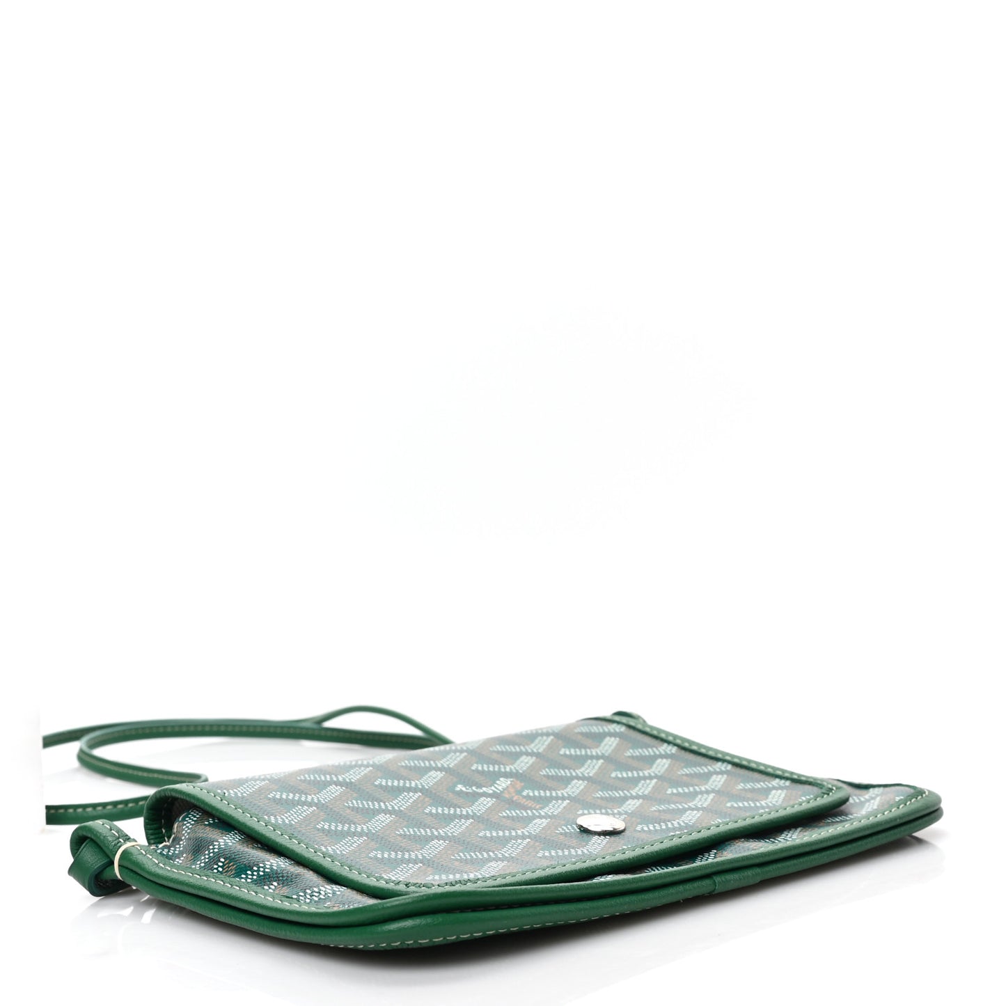 Goyardine Plumet Wallet Clutch Green