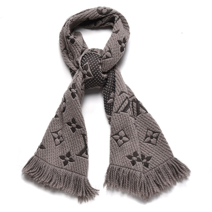 Louis Vuitton Wool Silk Logomania Scarf Verone 1 of 6