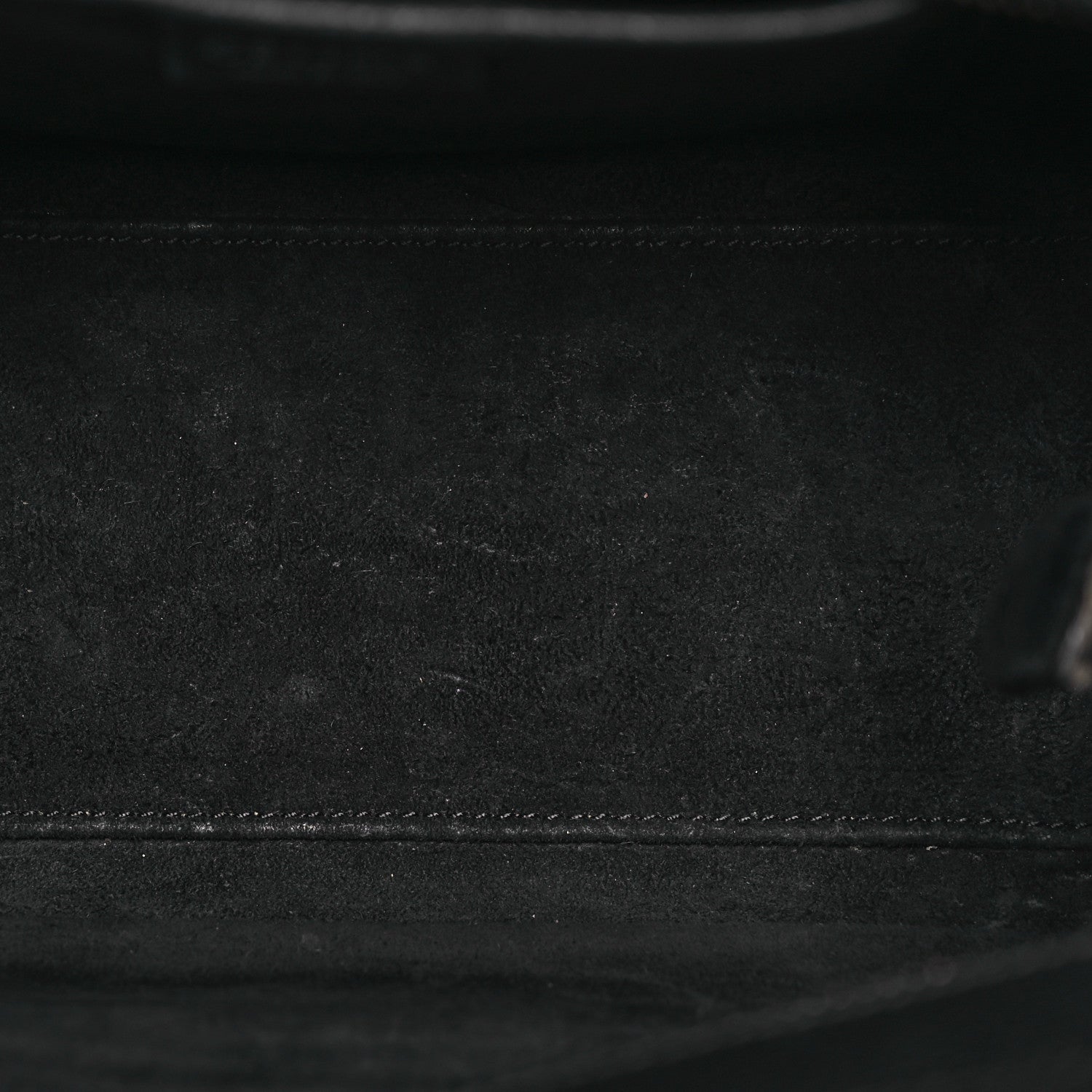 Celine Drummed Calfskin Nano Luggage Black 5 of 15