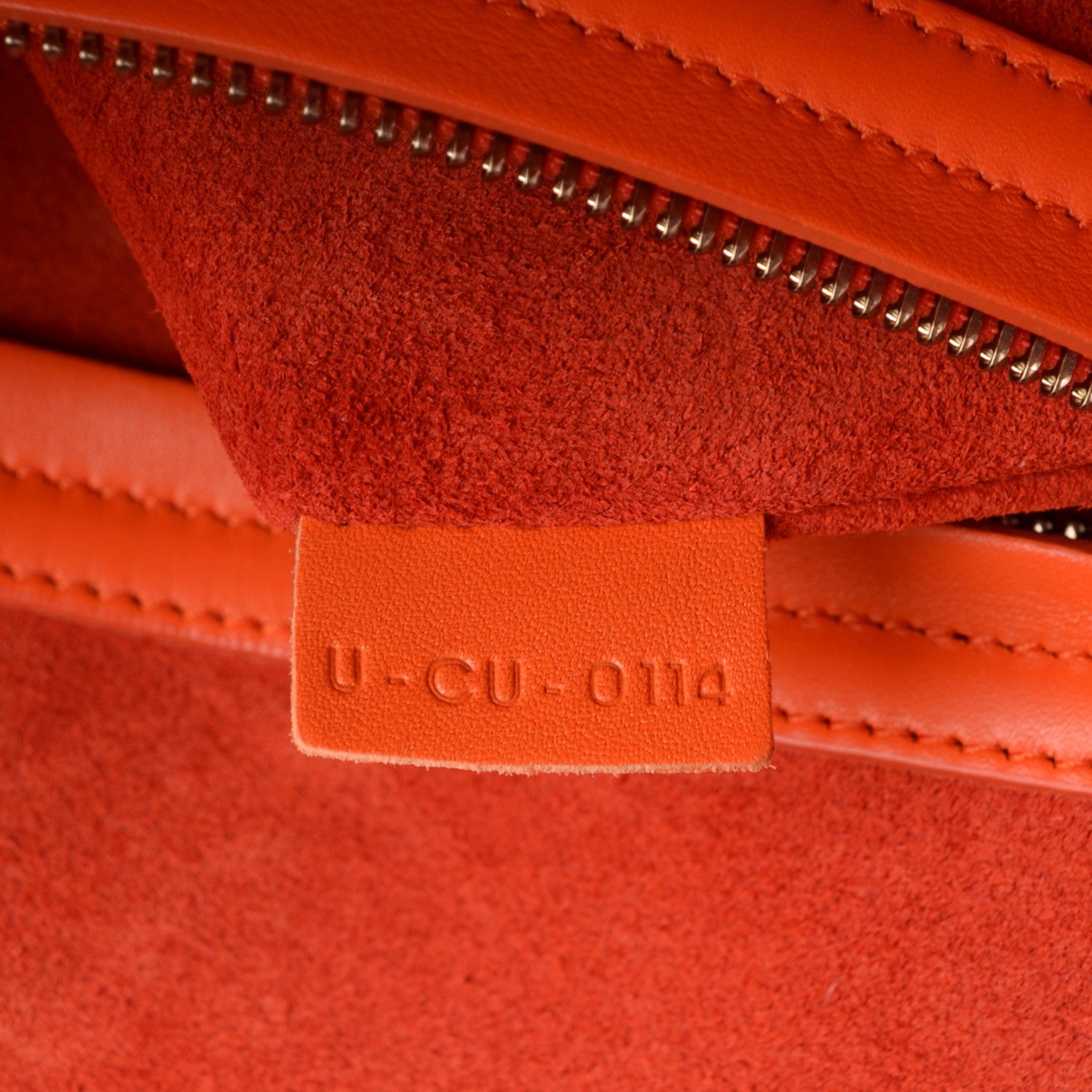 Celine Smooth Calfskin Medium Phantom Luggage Orange 7 of 8