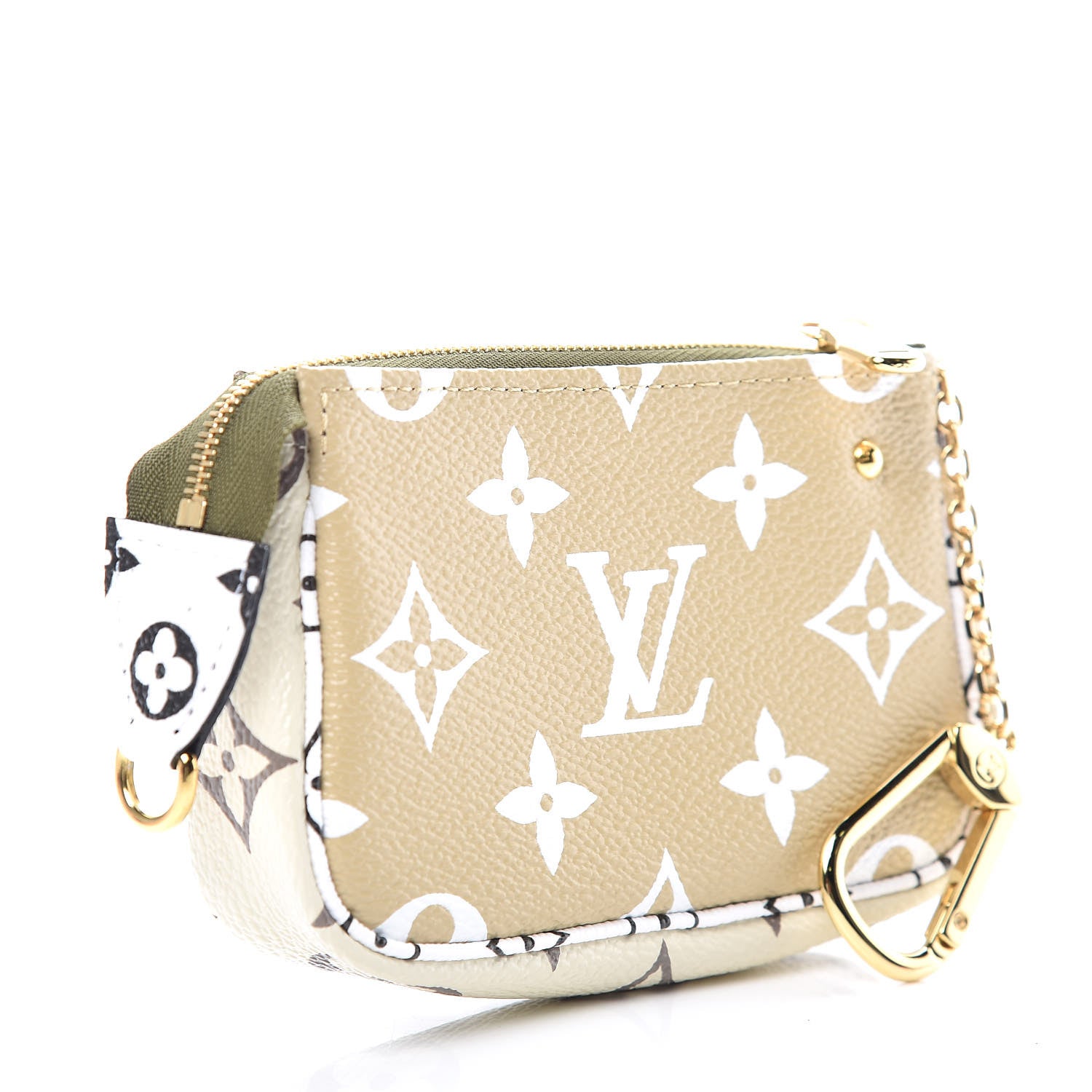 Louis Vuitton Monogram Giant Micro Pochette Accessories Kaki White 3 of 8