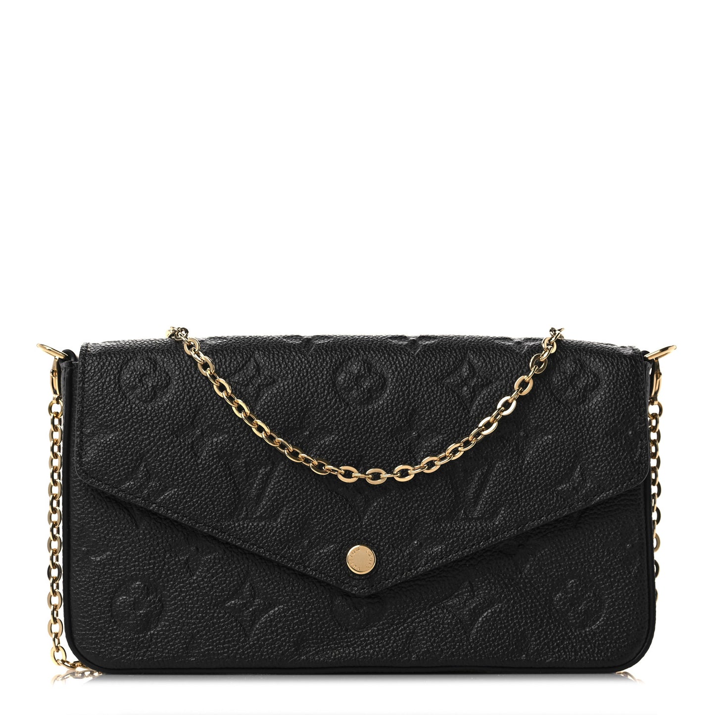 Empreinte Pochette Felicie Chain Wallet Black