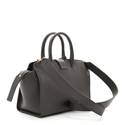 Saint Laurent Calfskin Baby Monogram Downtown Cabas Pebble 3 of 10