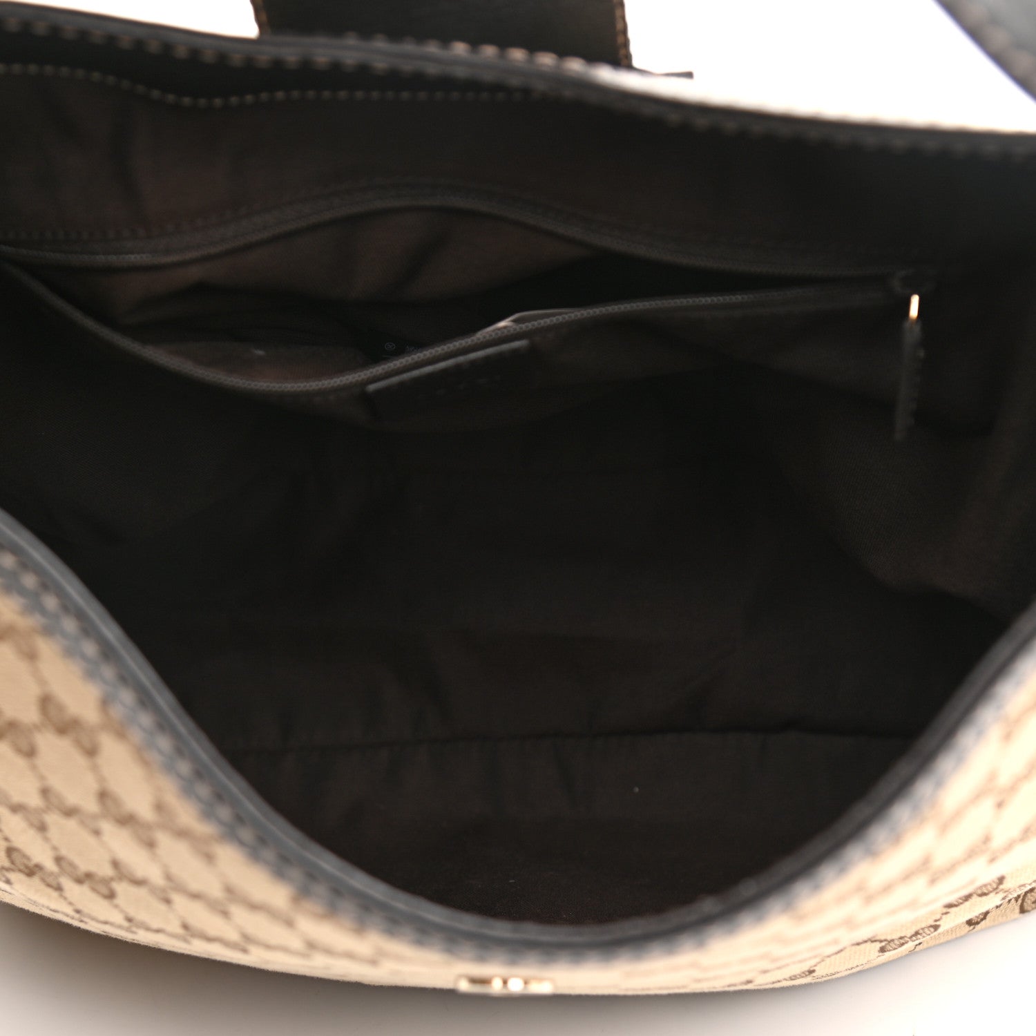 Gucci Monogram Large New Ladies Web Hobo Dark Brown 8 of 20