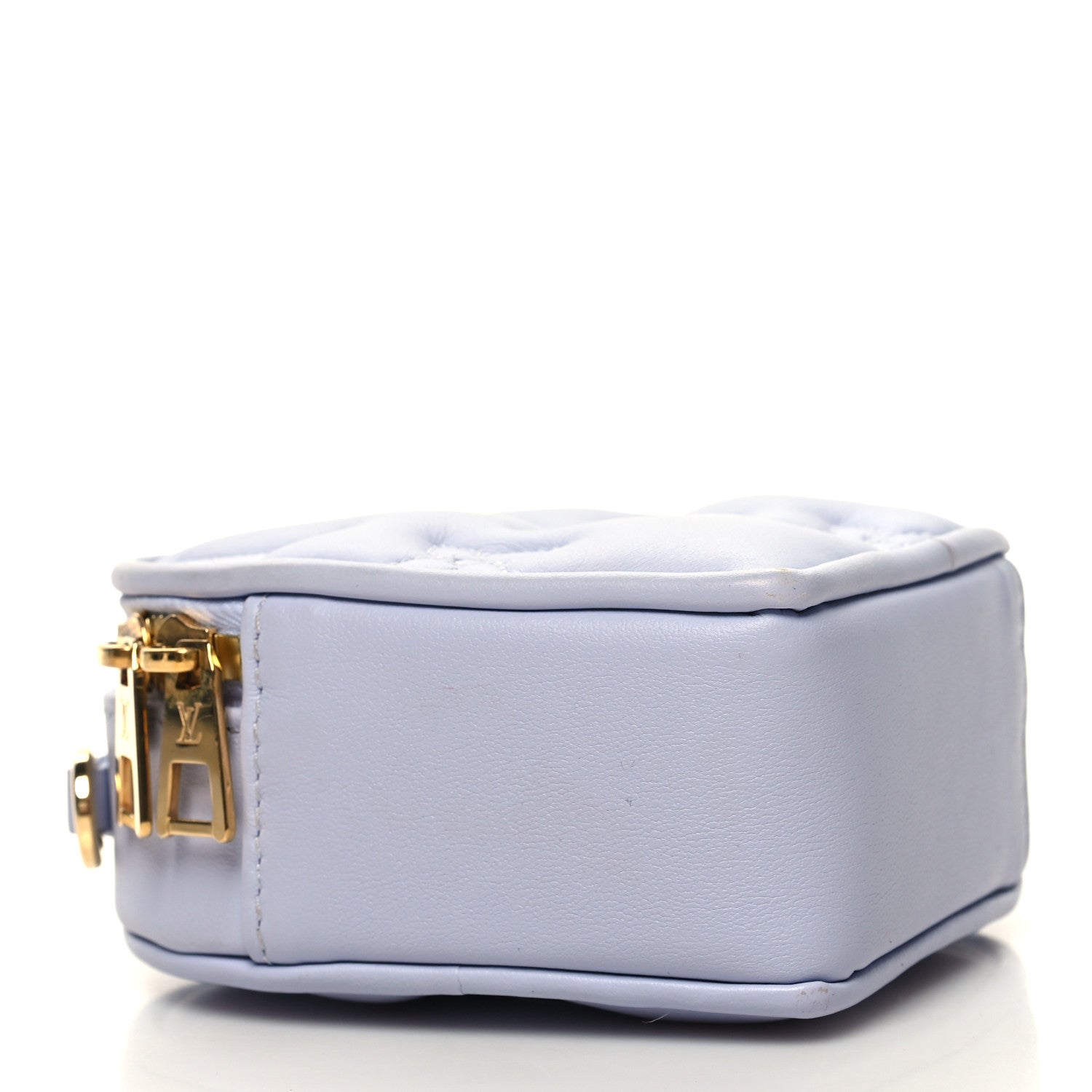 Louis Vuitton Calfskin Embroidered Monogram Pop My Heart Bag Pouch Lilac 4 of 10