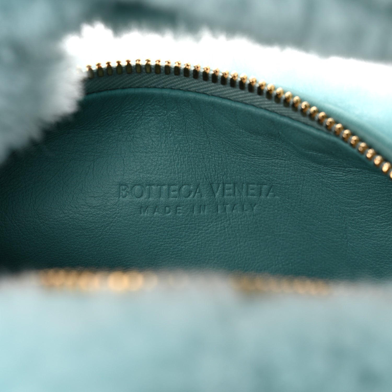 Bottega Veneta Shearling Mini Jodie Pale Blue 6 of 10