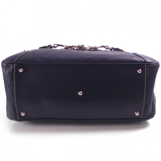 Guccissima Tote Navy