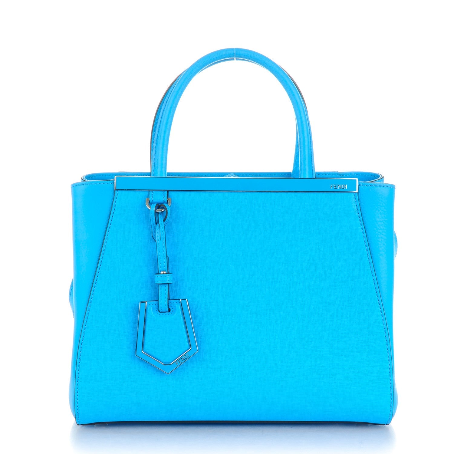 Fendi Vitello Elite Petite 2Jours Tote Maldives 1 of 8