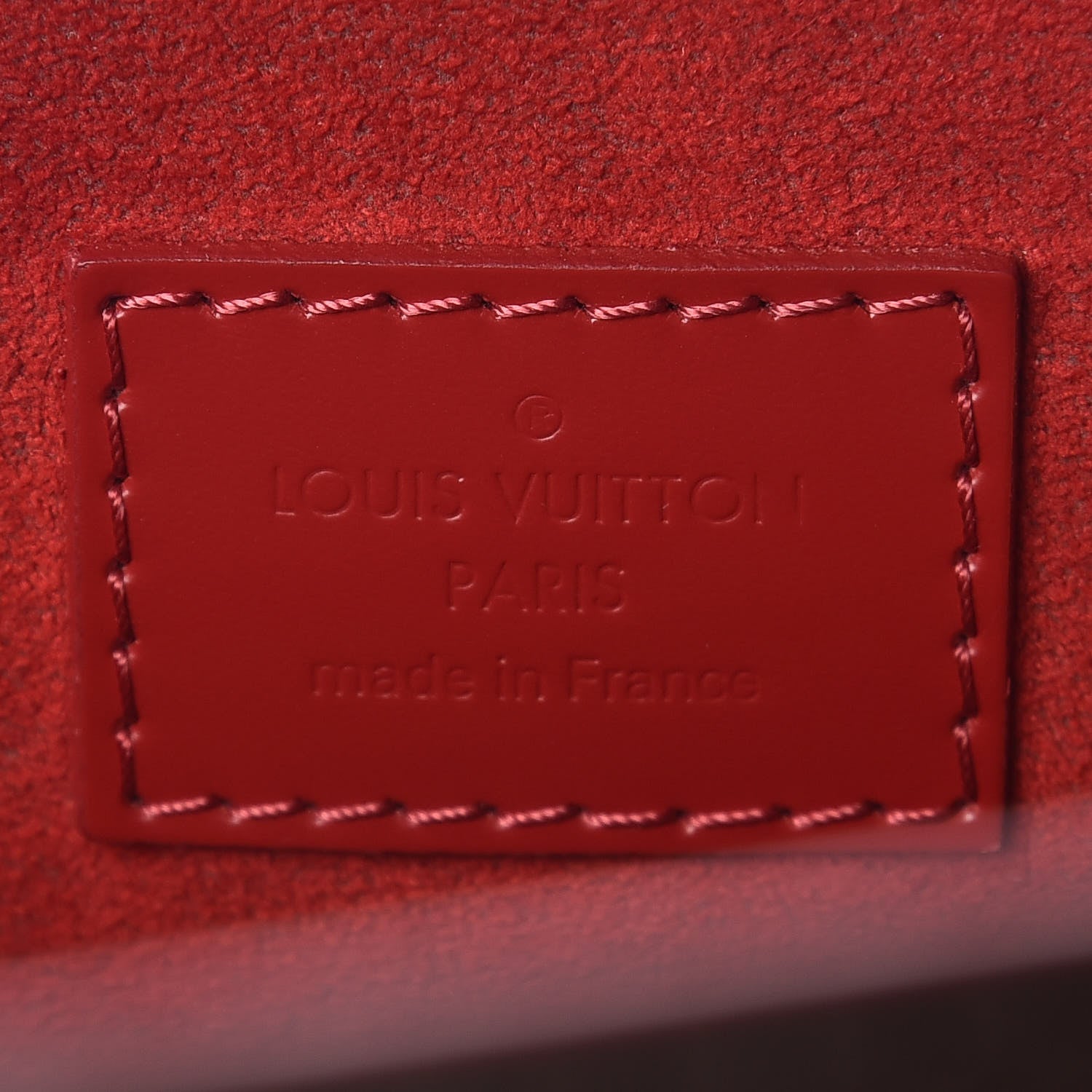 Louis Vuitton Damier Ebene Caissa Hobo Cherry 8 of 16