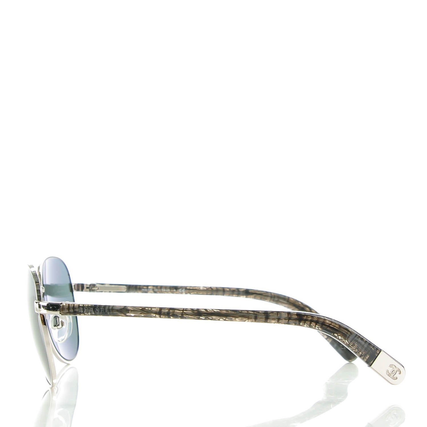 Chanel Aviator Sunglasses 4201-A Grey 3 of 6