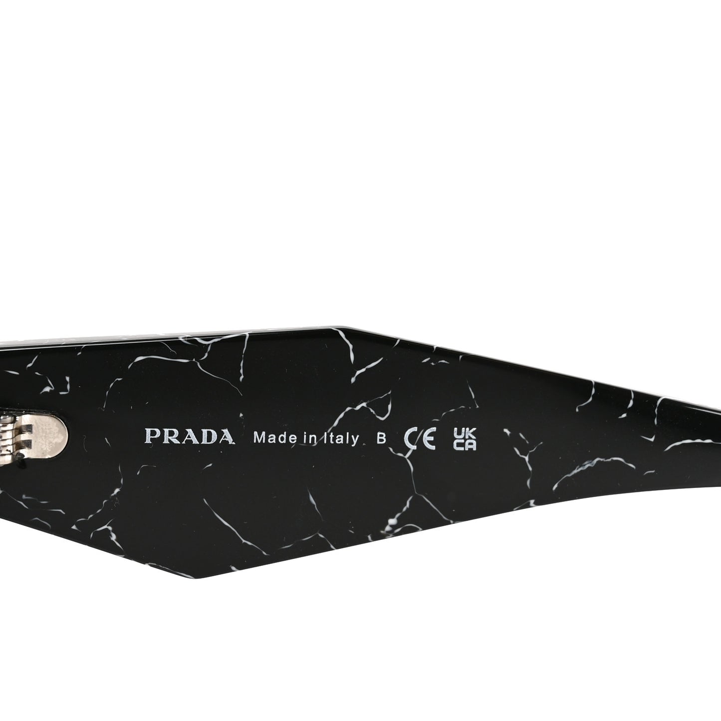 Acetate Symbole Sunglasses SPR 08Y Black Marble