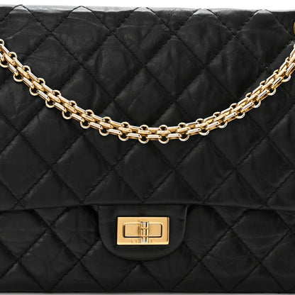 Chanel Aged Calfskin Quilted 2.55 Reissue 226 Flap Black 8 of 11