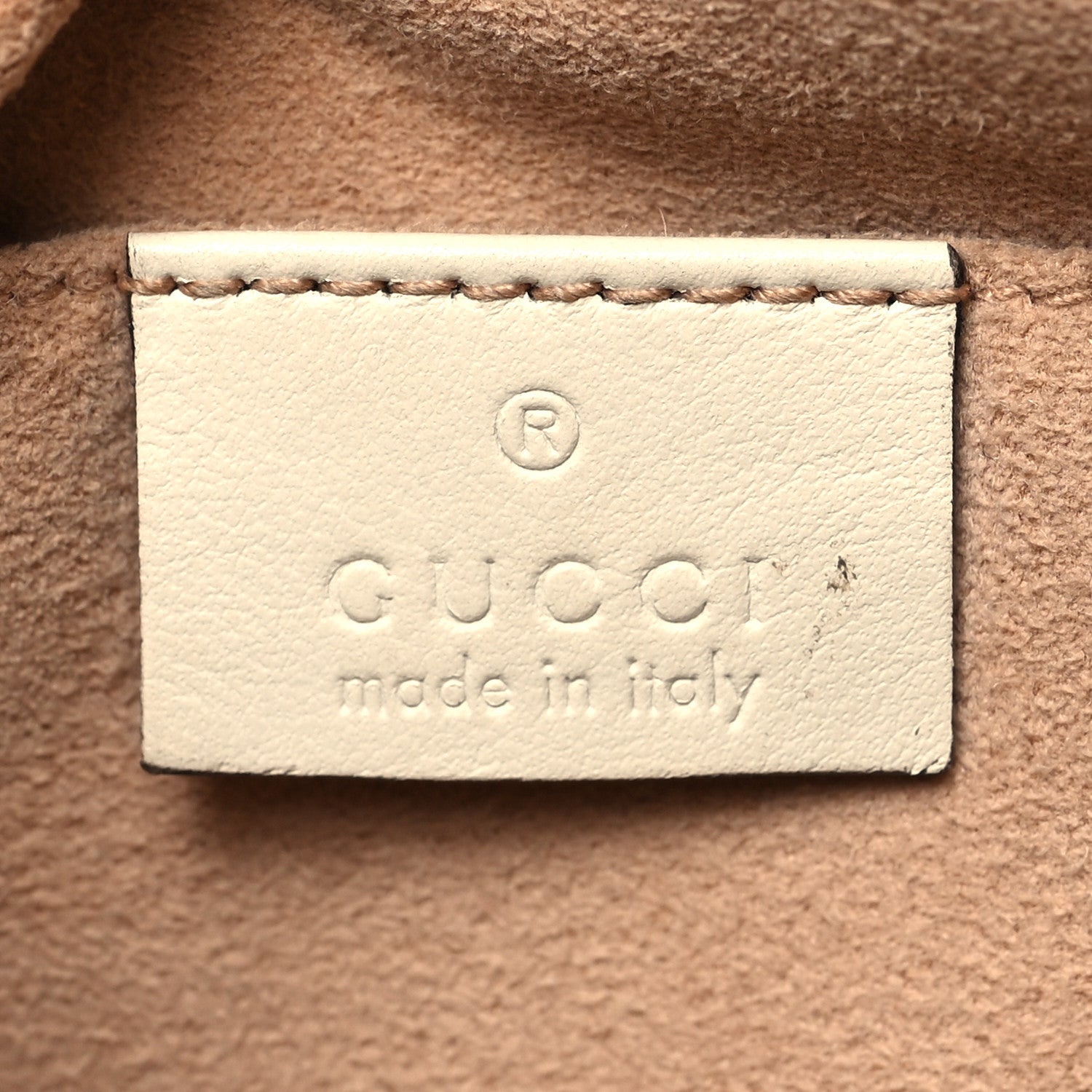 Gucci Calfskin Matelasse Small GG Marmont Chain Shoulder Bag White 6 of 12