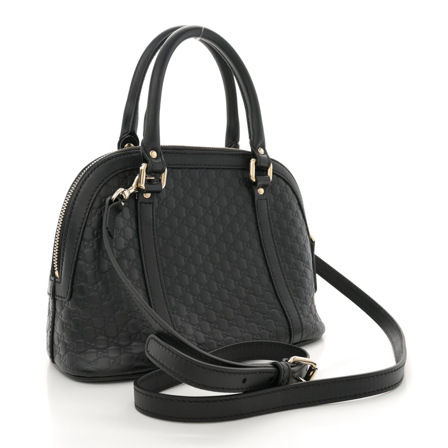 Microguccissima Mini Dome Bag Black